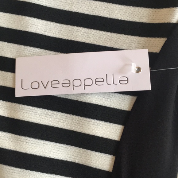 Black and white striped dress. - Picture 2 of 3